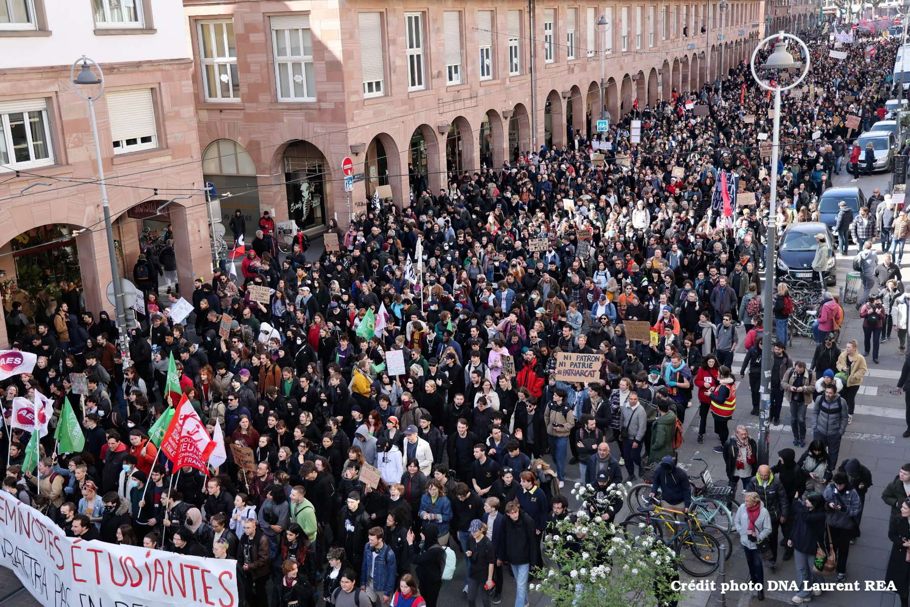 Manifestations contre la réforme des retraites jeudi 6 avril En Alsace