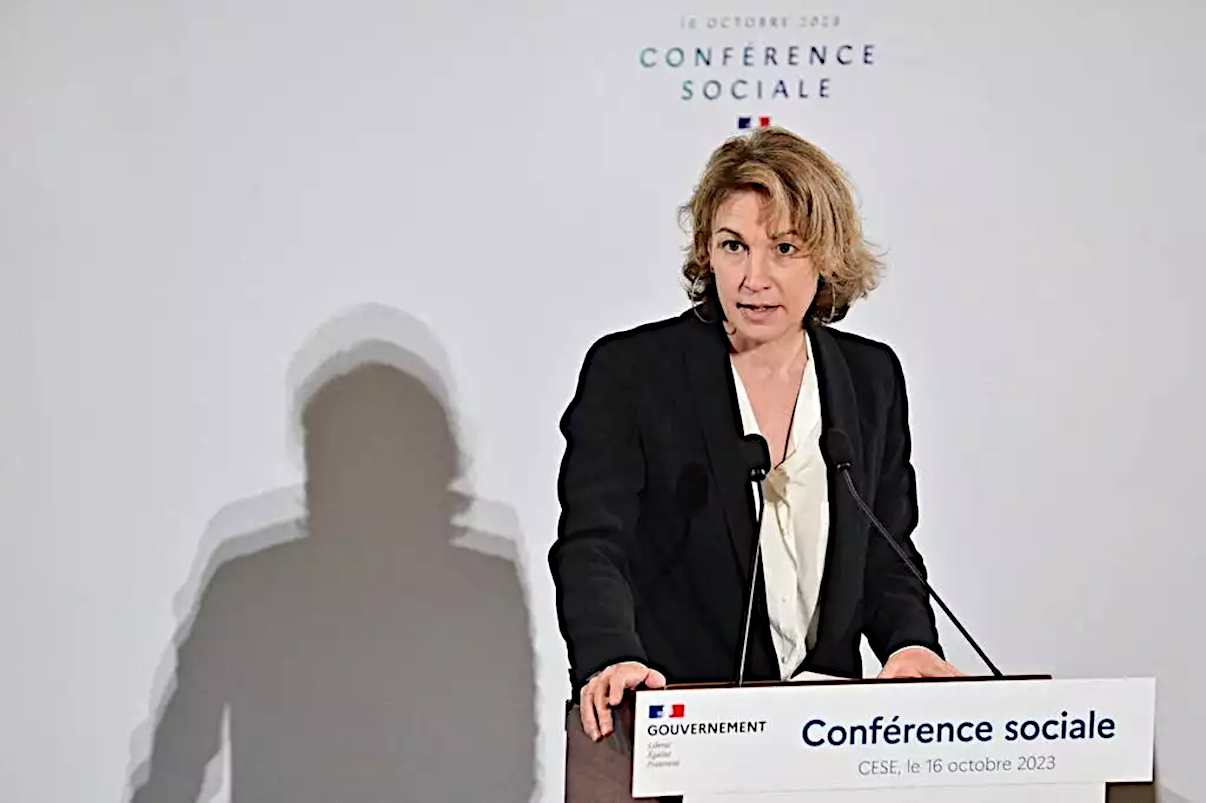 Intervention de la Secrétaire générale de la CFDT, Marylise Léon, lors de la Conférence sociale le 16 octobre 2023